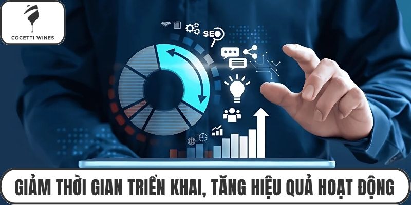 Giảm thời gian triển khai, tăng hiệu quả hoạt động