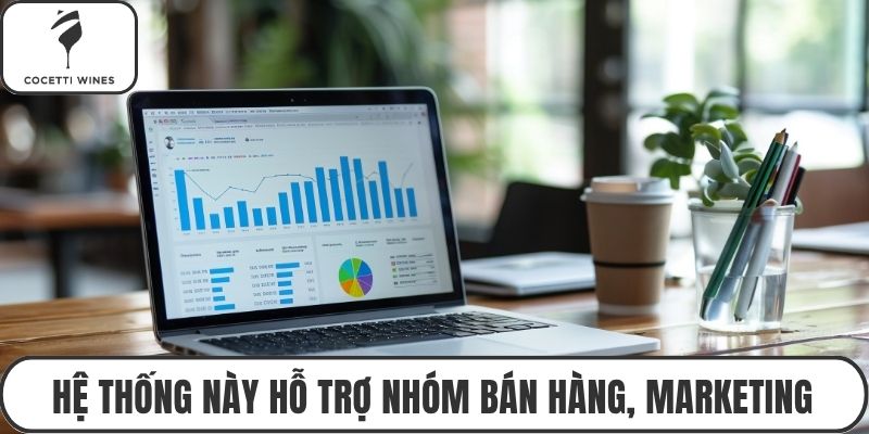 Hệ thống này hỗ trợ nhóm bán hàng, marketing