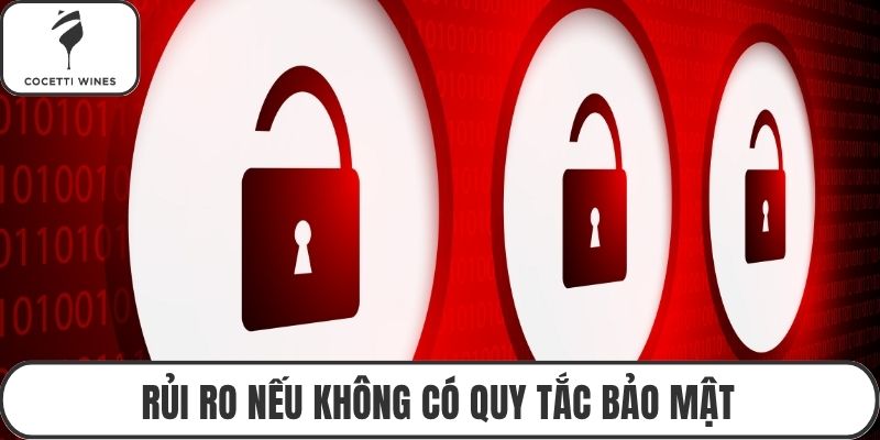 Rủi ro nếu không có quy tắc bảo mật