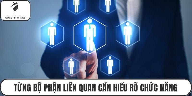 Từng bộ phận liên quan cần hiểu rõ chức năng